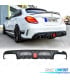 DIFUSOR MERCEDES W205 14- LOOK BRABUS NEGRO