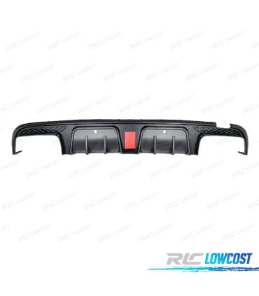 DIFUSOR MERCEDES W205 14- LOOK BRABUS NEGRO