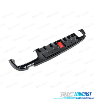 DIFUSOR MERCEDES W205 14- LOOK BRABUS NEGRO