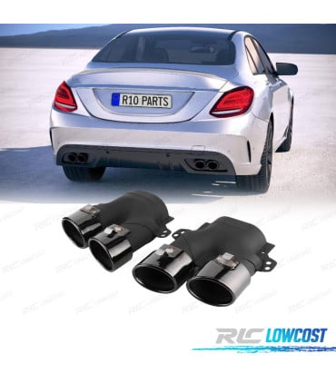 COLAS ESCAPE MERCEDES W205 C205 14- LOOK C43 NEGRO BRILLO