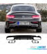 DIFUSOR MERCEDES W205 C205 COUPE AMG 14-18 LOOK C43 NEGRO