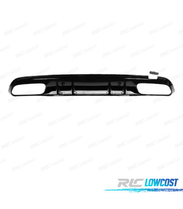 DIFUSOR MERCEDES W205 C205 COUPE AMG 14-18 LOOK C43 NEGRO