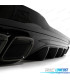 DIFUSOR MERCEDES W206 AMG 21- LOOK C63 + COLAS ESCAPE NEGRO PLASTICO ABS