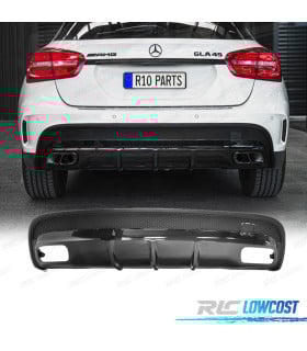 DIFUSOR MERCEDES X156 AMG 13-19 LOOK GLA45 NEGRO