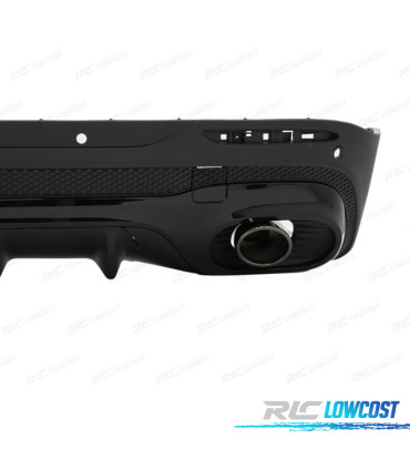 DIFUSOR MERCEDES X247 20- LOOK GLB35 + COLAS ESCAPE NEGRO