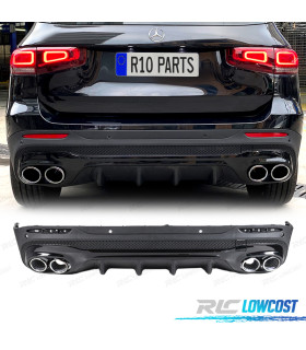 DIFUSOR MERCEDES X247 20- LOOK GLB45 + COLAS ESCAPE CROMO