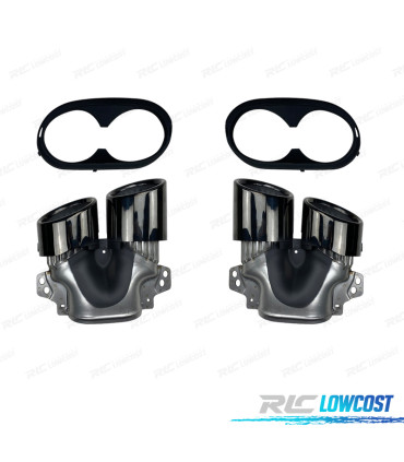 DIFUSOR MERCEDES X247 20- LOOK GLB45 + COLAS ESCAPE NEGRO