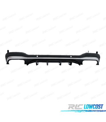 DIFUSOR MERCEDES GLC X253 AMG 15-18 LOOK GLC43 PLATA