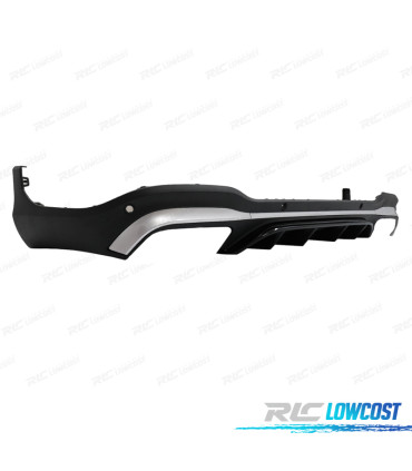 DIFUSOR MERCEDES GLC X253 AMG 15-18 LOOK GLC43 PLATA