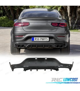 DIFUSOR MERCEDES GLC C253 COUPE AMG 15-18 LOOK GLC43 NEGRO