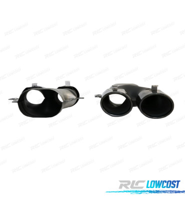 COLAS DE ESCAPE MERCEDES GLC C253 X253 15-18 LOOK AMG GLC43 NEGRO