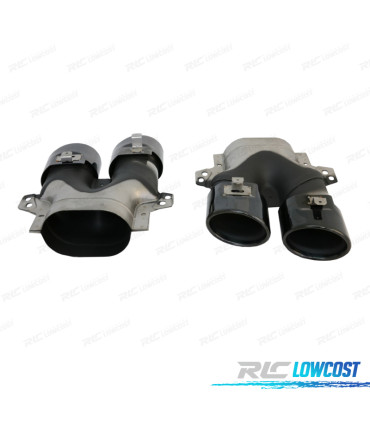 COLAS DE ESCAPE MERCEDES GLC C253 X253 15-18 LOOK AMG GLC43 NEGRO