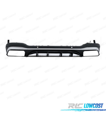 DIFUSOR MERCEDES GLC X253 AMG 16-22 LOOK GLC63 PLATA