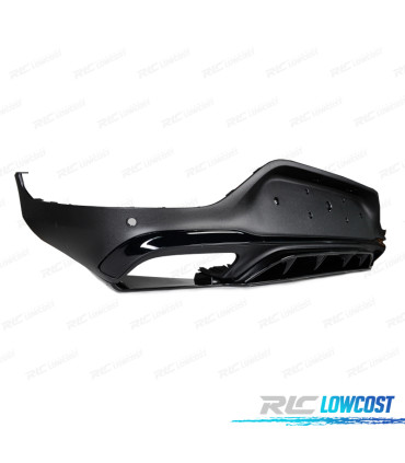 DIFUSOR MERCEDES GLC C253 COUPE AMG 20- LOOK GLC63 NEGRO