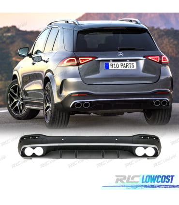 DIFUSOR MERCEDES GLE W167 AMG 19- LOOK GLE53 PLATA