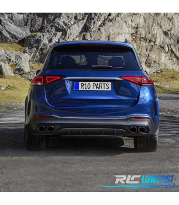 DIFUSOR MERCEDES GLE W167 AMG 19- LOOK GLE53 NEGRO