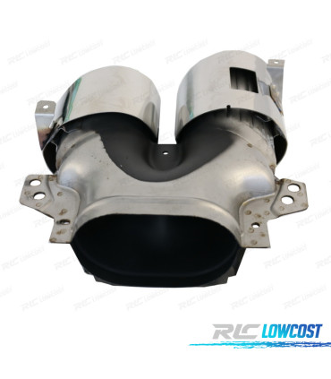 COLAS DE ESCAPE MERCEDES GLE W167 19- LOOK GLE53 CROMO