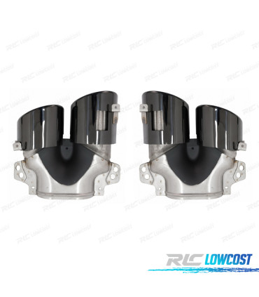 COLAS DE ESCAPE MERCEDES GLE W167 19- LOOK GLE53 NEGRO