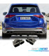 COLAS DE ESCAPE MERCEDES GLE W167 19- LOOK AMG GLE63 CROMO