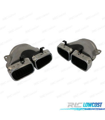 COLAS DE ESCAPE MERCEDES GLE W167 19- LOOK AMG GLE63 CROMO