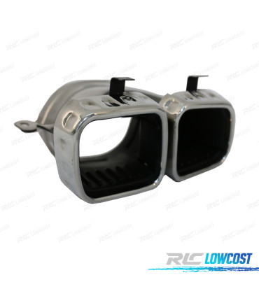 COLAS DE ESCAPE MERCEDES GLE W167 19- LOOK AMG GLE63 CROMO