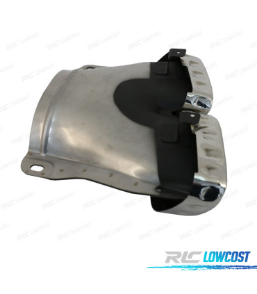 COLAS DE ESCAPE MERCEDES GLE W167 19- LOOK AMG GLE63 CROMO