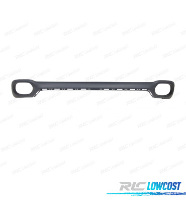 DIFUSOR BMW X6 F16 14-19 LOOK M + COLAS ESCAPE CROMO