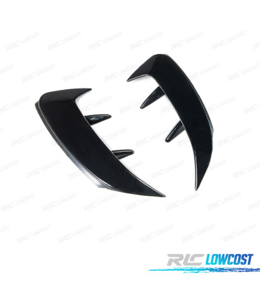 MOLDURAS TRASERAS MERCEDES W177 18- BERLINA LOOK AMG NEGRO BRILLO