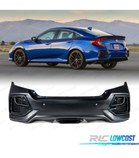 PARAGOLPES TRASERO HONDA CIVIC 16- LOOK NEW SI