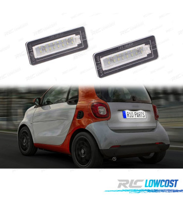 LUCES MATRÍCULA LED PARA SMART FORTWO