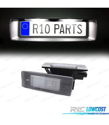 LUCES MATRÍCULA LED PARA CITROEN SAXO 99-02 TIPO 2