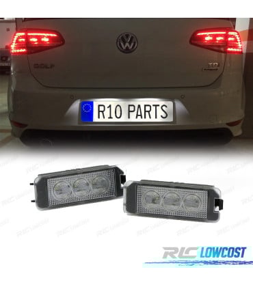 LUCES MATRÍCULA LED VOLKSWAGEN VW GOLF IV V VI VII PASSAT NEW BEATLE VOLKSWAGEN VW EOS VOLKSWAGEN VW PHAETON