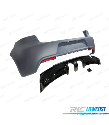 PARAGOLPES TRASERO VOLKSWAGEN VW GOLF 6 08-12 LOOK R20