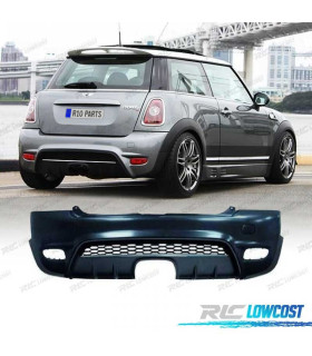 PARAGOLPES TRASERO MINI COOPER R56 R57 06-10 LOOK JCW