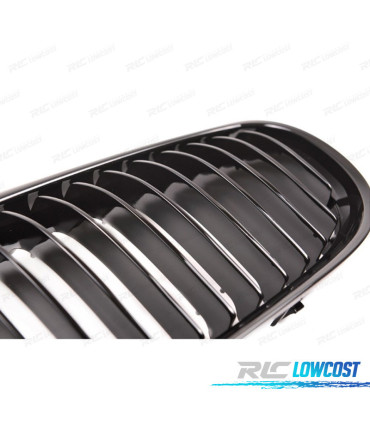 PARRILLA BMW E90 E91 LCI 08-12 LOOK M NEGRO BRILLO