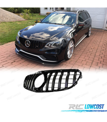 PARRILLA MERCEDES CLASE E W212 13-16 LOOK PANAMERICANA GT NEGRO BRILLO