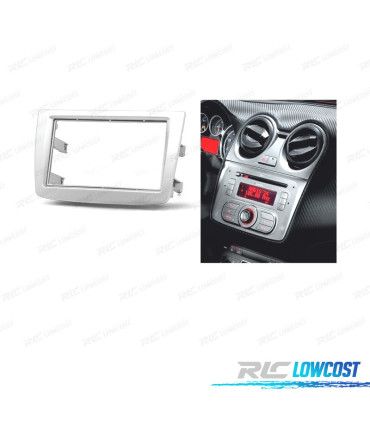 MARCO GRIS RADIO 2-DIN PARA ALFA ROMEO MITO