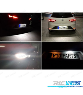 KIT 4 BOMBILLAS LED INTERIOR PARA SEAT LEON MK3 5F 5F1 5F5 5F8 SC ST 13-