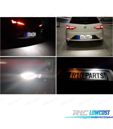 KIT 4 BOMBILLAS LED INTERIOR PARA SEAT LEON MK3 5F 5F1 5F5 5F8 SC ST 13-