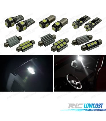 KIT 13 BOMBILLAS LED INTERIOR PARA VOLKSWAGEN VW GOLF 7 HATCHBACK GOLF ESTATE WAGON VII 14-