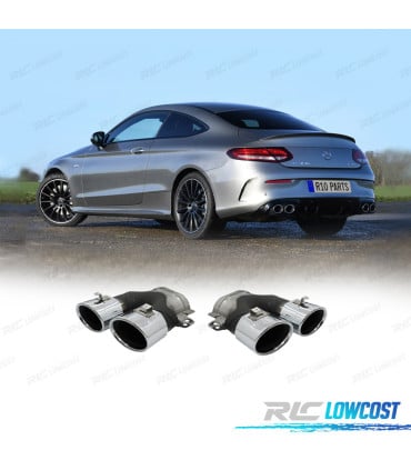 COLAS ESCAPE MERCEDES W205 C205 14- LOOK C43 CROMO