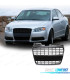PARRILLA AUDI A4 B7 04-09 LOOK S LINE NEGRO BRILLO