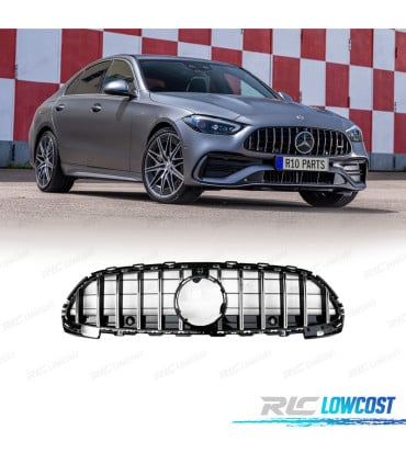 PARRILLA MERCEDES W206 21- LOOK AMG GT 63 PLATA