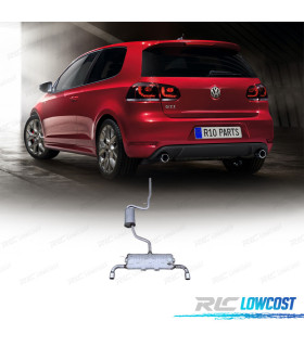 LINEA ESCAPE VOLKSWAGEN VW GOLF 6 LOOK GTI CATBACK