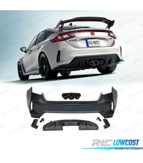 PARAGOLPES TRASERO HONDA CIVIC 21- LOOK TYPE R