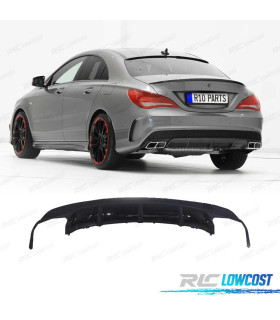 DIFUSOR MERCEDES CLA C117 DOBLE SALIDA LOOK AMG CLA45