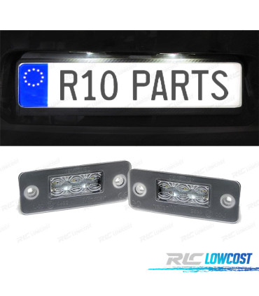 LUCES MATRICULA LED PARA AUDI A8 D3 4E 02-10