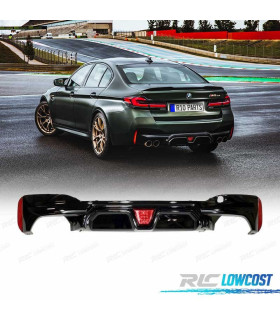 DIFUSOR BMW G30 G31 LOOK M5 CS NEGRO BRILLO