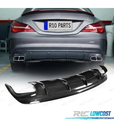 DIFUSOR MERCEDES CLA W117 16-18 LOOK AMG CLA45 CARBONO