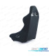KIT ASIENTO BAQUET UNIVERSAL ALCANTARA NEGRO